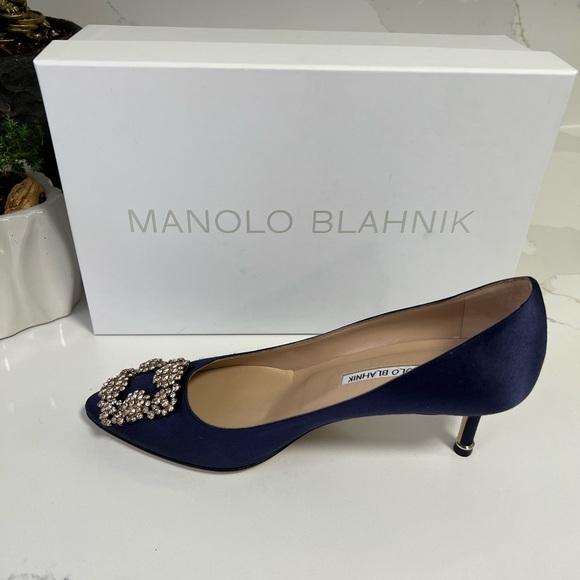 Authentic MANOLO BLAHNIK. Hangisi 50’ inch heel. - Picture 7 of 9